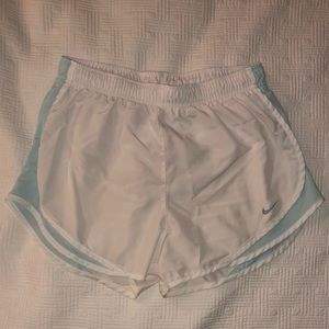 White Nike Dry-Fit Shorts